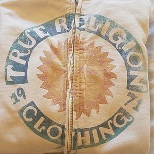True religion zip up hoodie